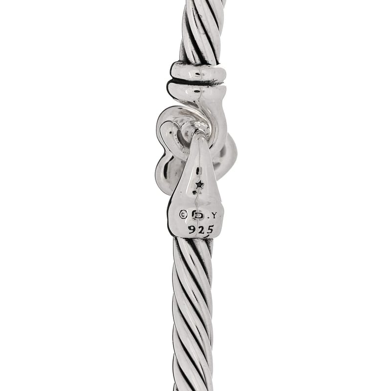срібло 925 діамант Cable Collectibles Heart браслет