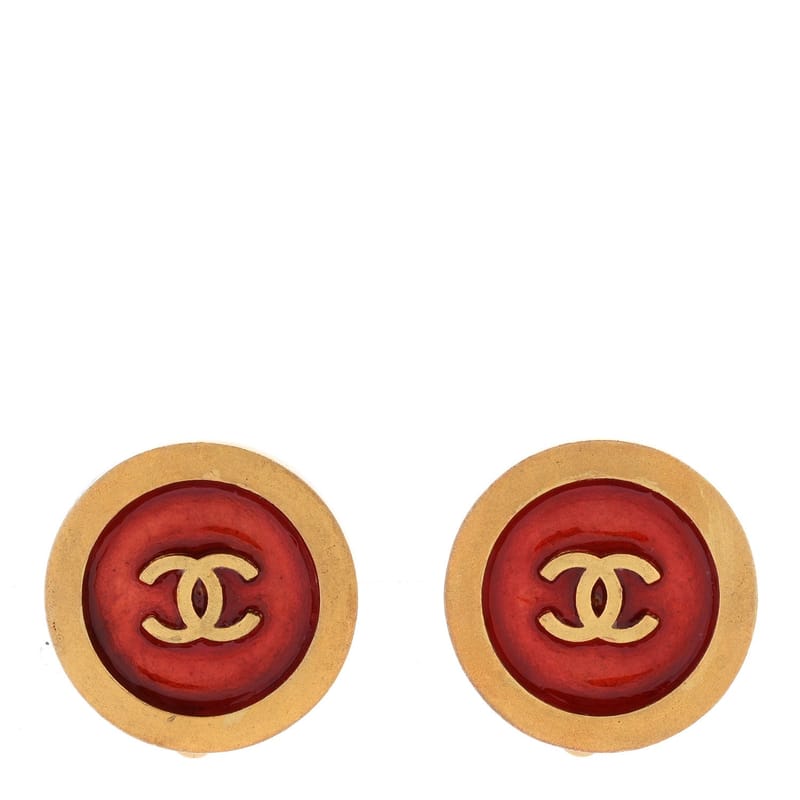 CC Clip On сережки Red золото