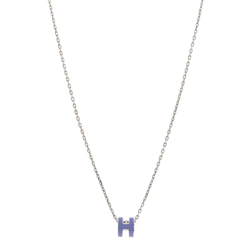 Lacquered Palladium Mini Pop H підвіска кольє Lilas