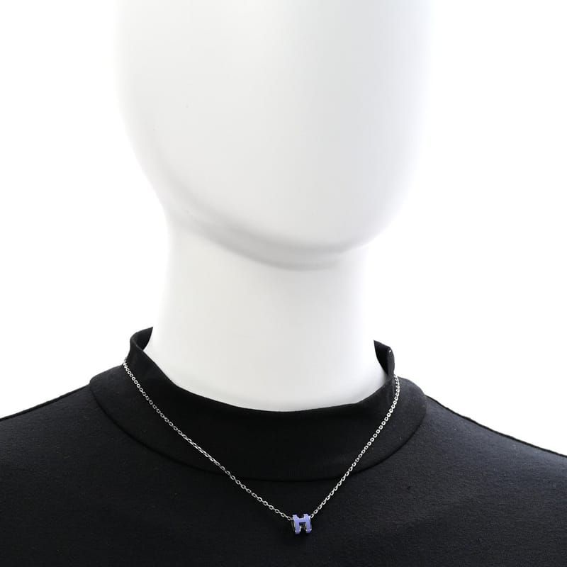 Lacquered Palladium Mini Pop H підвіска кольє Lilas