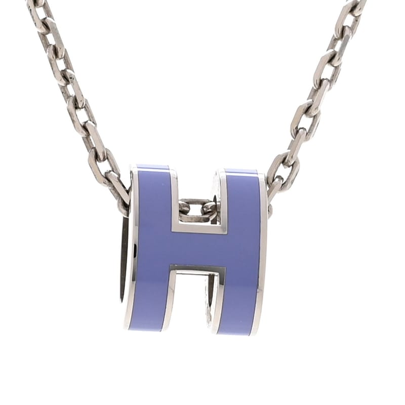 Lacquered Palladium Mini Pop H підвіска кольє Lilas