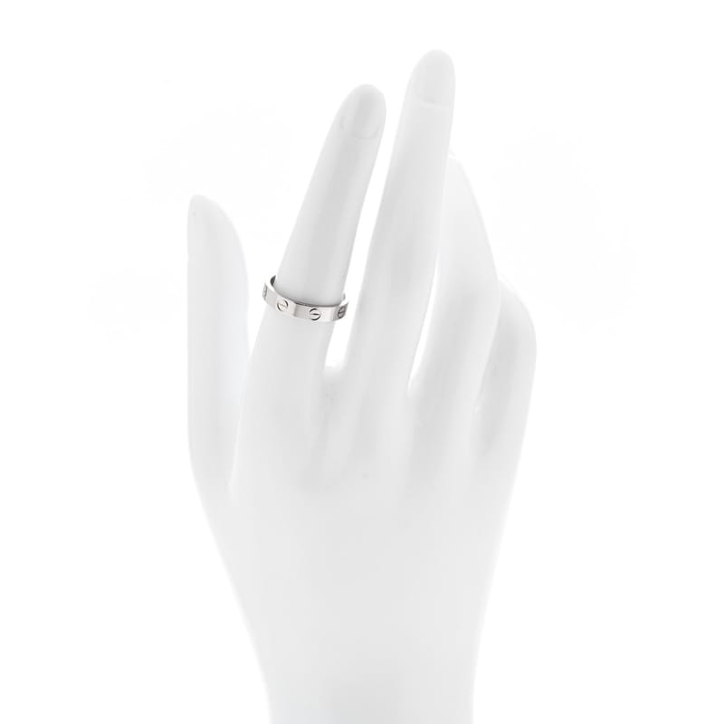 18K біле золото 3.5mm LOVE Wedding обручка каблучка 54 7