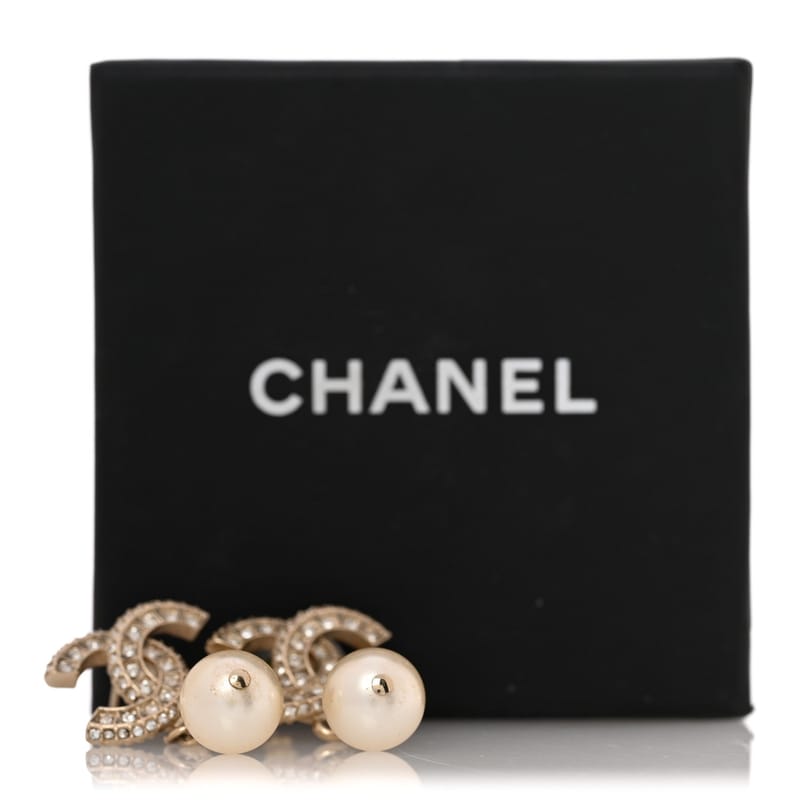 Crystal Timeless CC перлина Drop сережки Light золото
