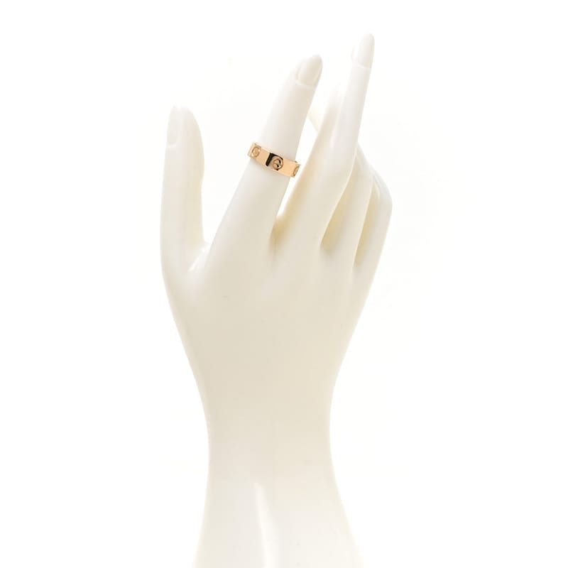 18K жовте золото 5.5mm LOVE каблучка 52 6