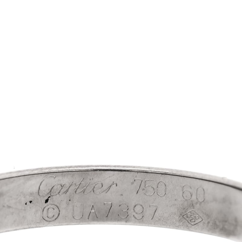 18K біле золото 3.5mm LOVE Wedding обручка каблучка 60 9