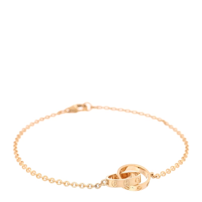 18K жовте золото Interlocking LOVE браслет