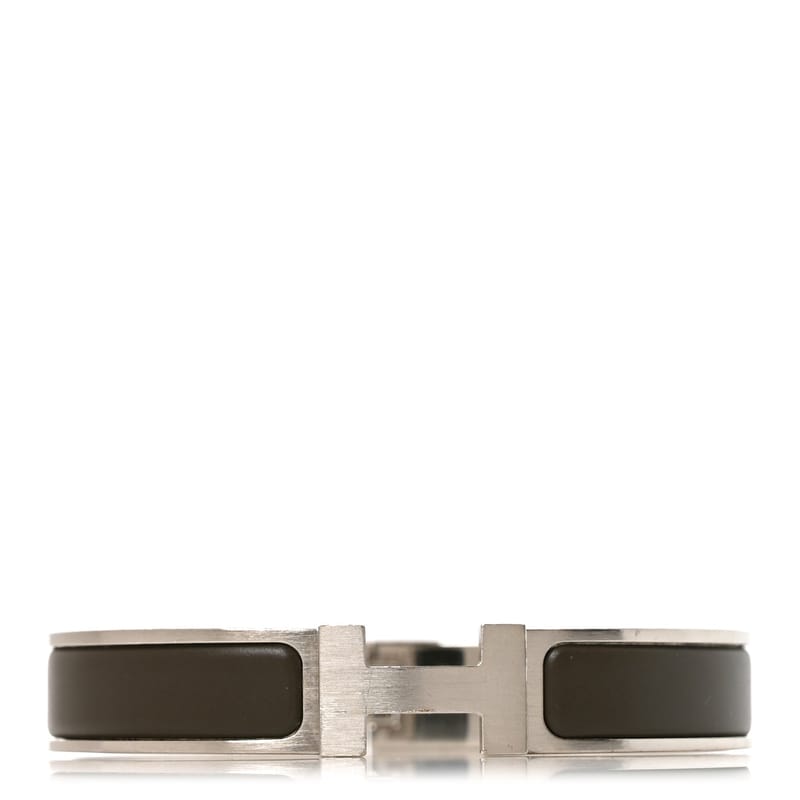 Matte Enamel Narrow Clic Clac HH браслет Etain