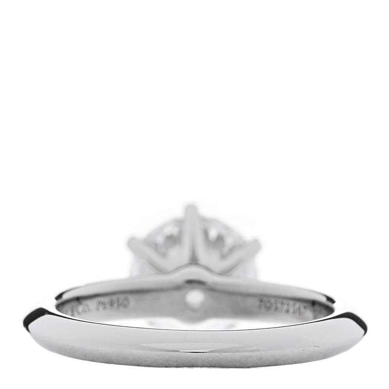 платина діамант 1.36ct Solitaire Engagement каблучка 45 3.25