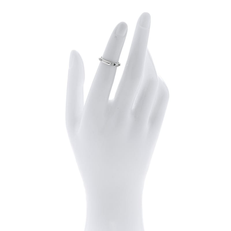 платина діамант 2.5mm True обручка каблучка 45 3.25