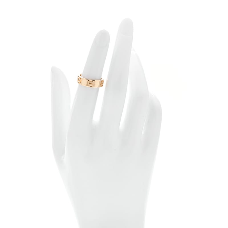 18K жовте золото 5.5mm LOVE каблучка 49 4.75