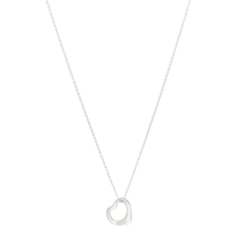 срібло 925 16mm Elsa Peretti Open Heart підвіска кольє
