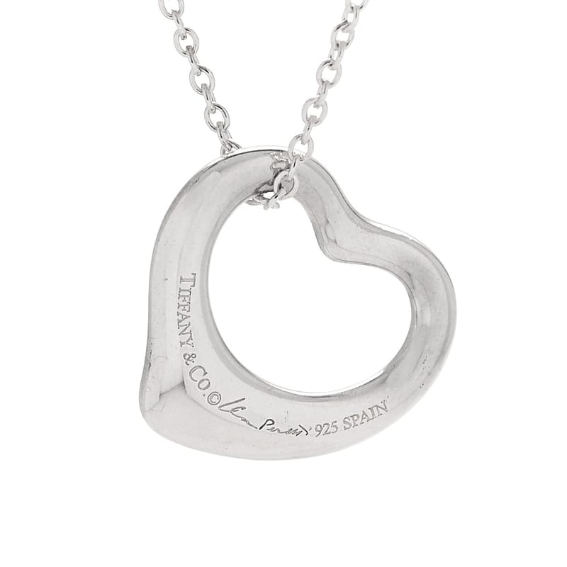 срібло 925 16mm Elsa Peretti Open Heart підвіска кольє