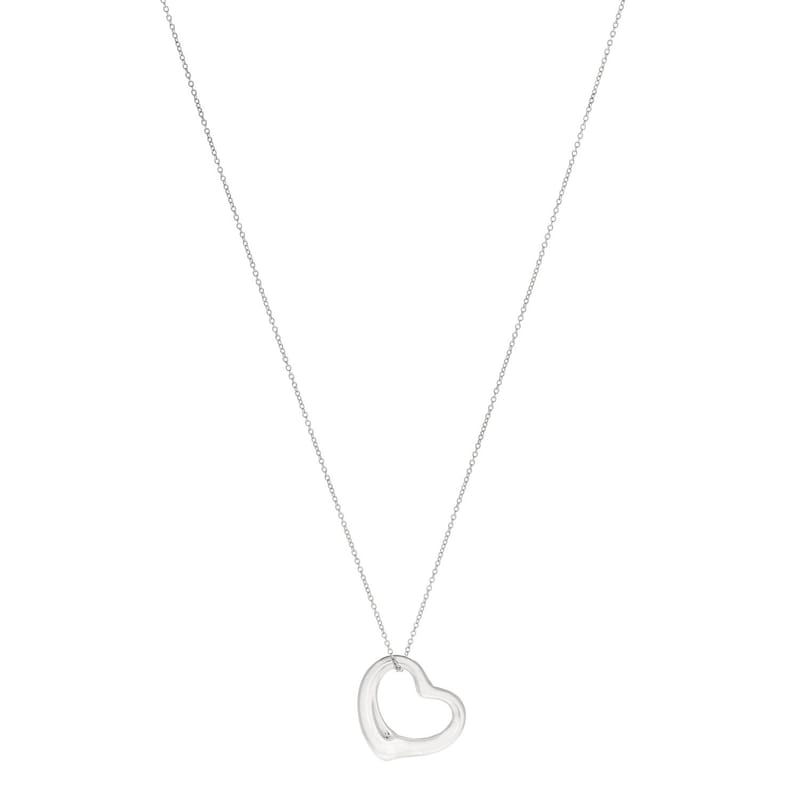 срібло 925 22mm Elsa Peretti Open Heart підвіска кольє