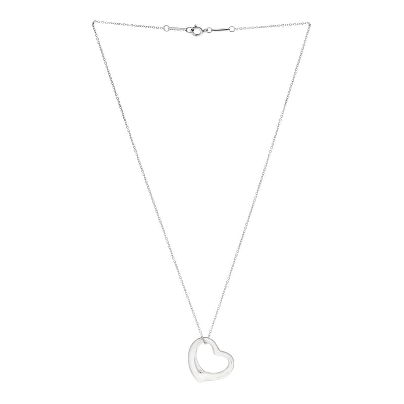 срібло 925 22mm Elsa Peretti Open Heart підвіска кольє