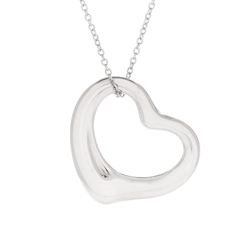срібло 925 22mm Elsa Peretti Open Heart підвіска кольє