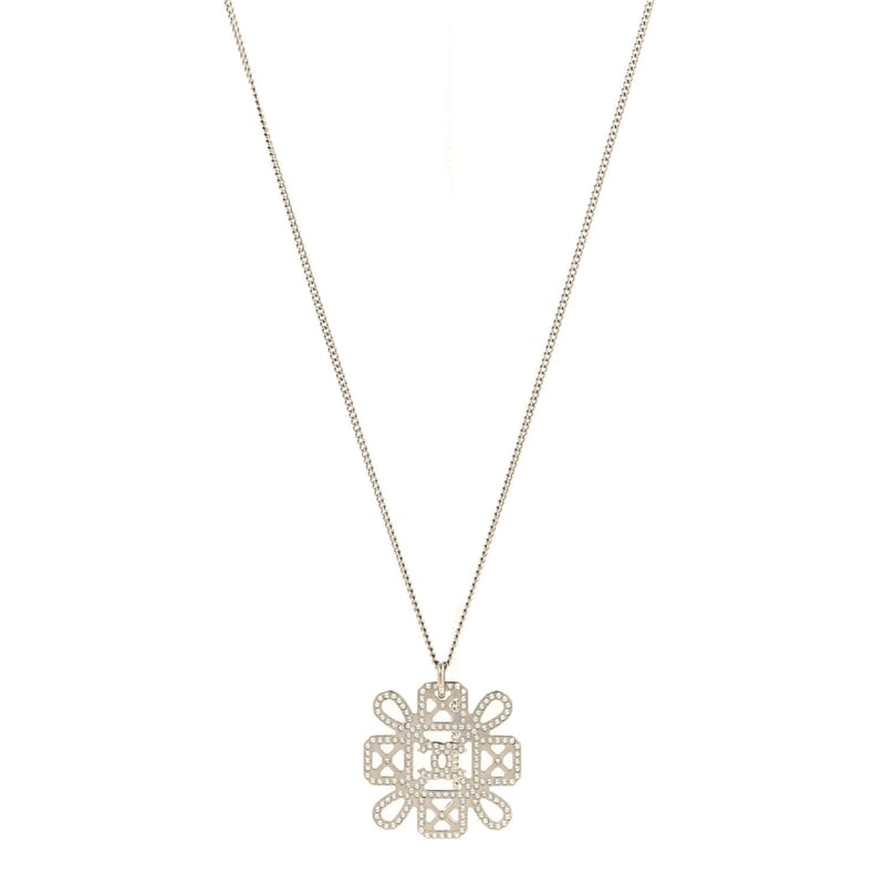 Crystal Strass Cross CC підвіска кольє срібло