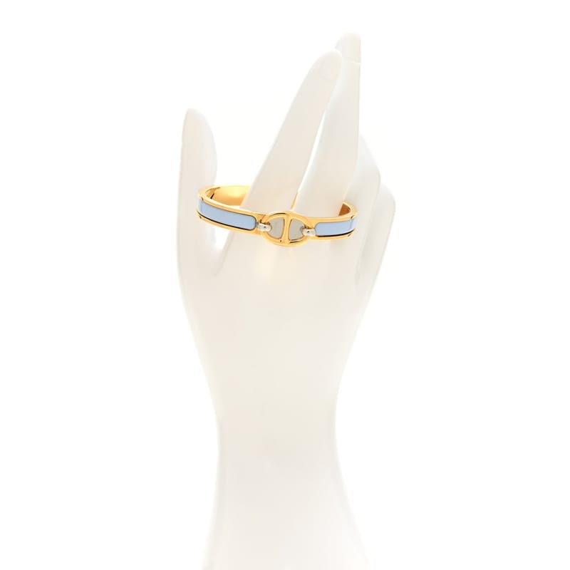 Enamel Mini Clic Chaine d'Ancre браслет PM Bleu Ciel