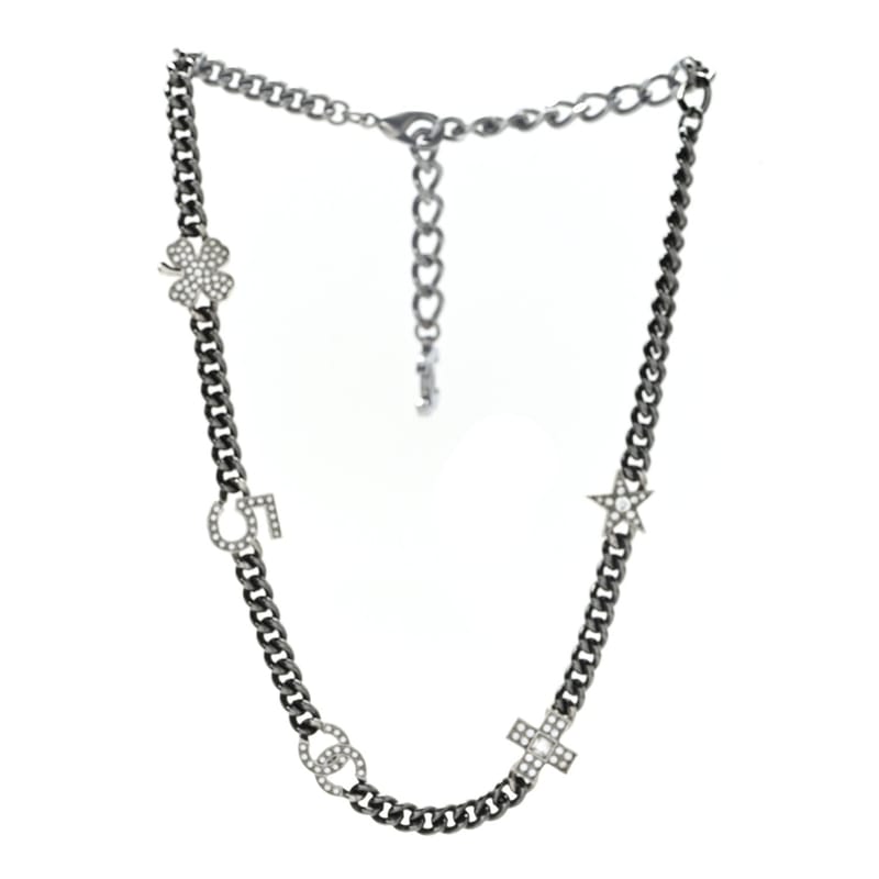 Crystal CC Lucky Symbols чокер кольє срібло