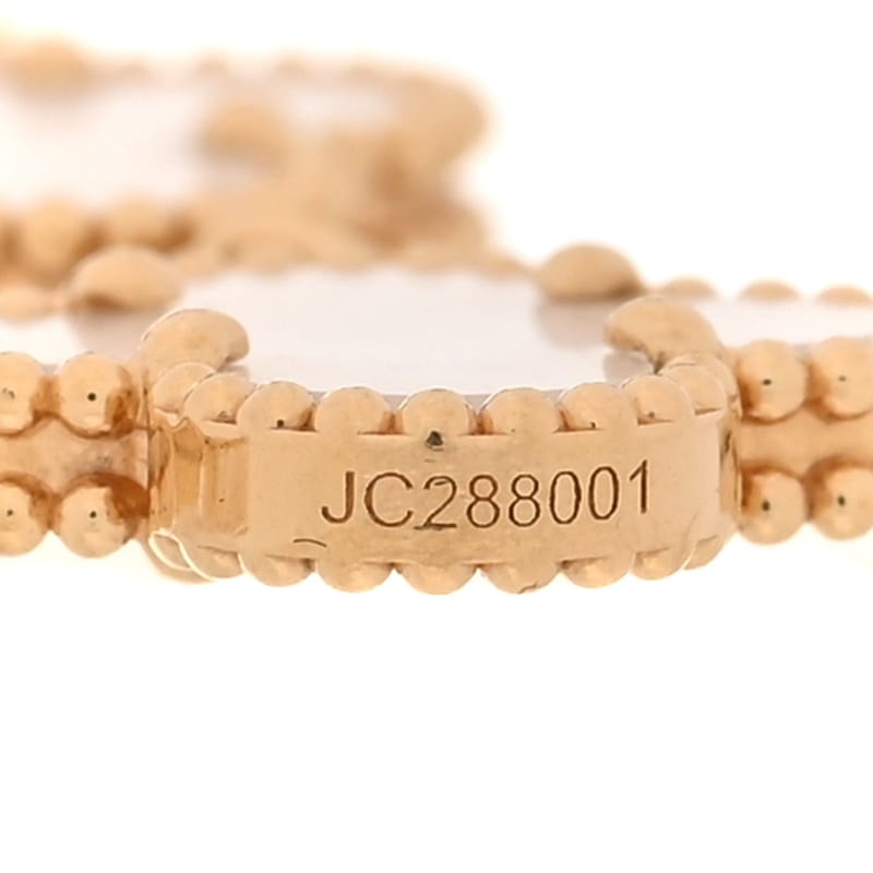 18K жовте золото перламутр 5 Motifs Vintage Alhambra браслет