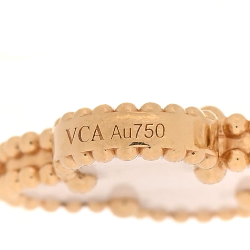 18K жовте золото перламутр 5 Motifs Vintage Alhambra браслет