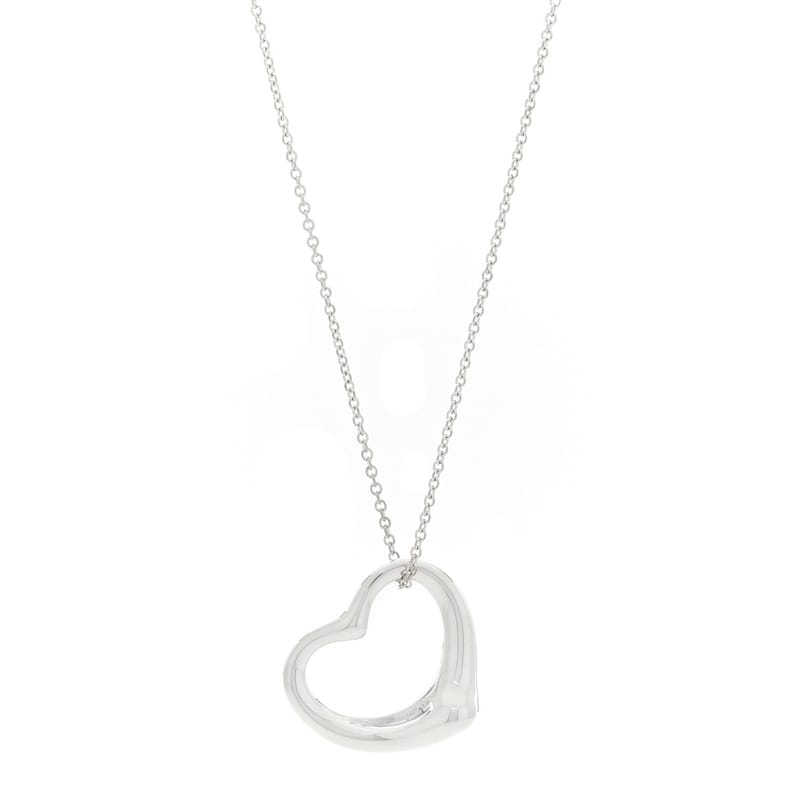 срібло 925 27mm Elsa Peretti Open Heart підвіска кольє