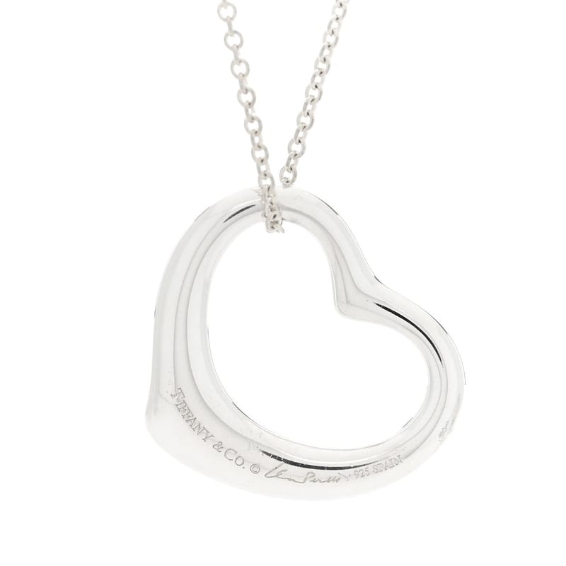 срібло 925 27mm Elsa Peretti Open Heart підвіска кольє