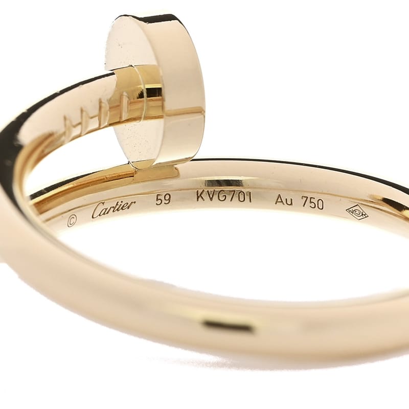 18K жовте золото Juste Un Clou каблучка 59 8.75