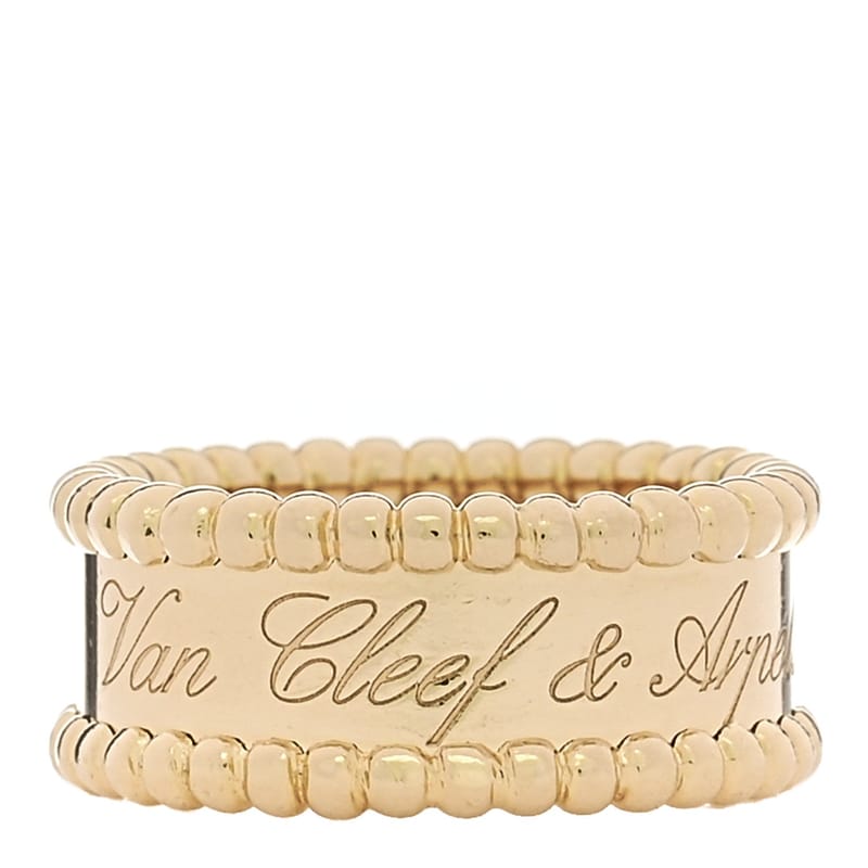 18K жовте золото Perlee Signature каблучка 46 3.75