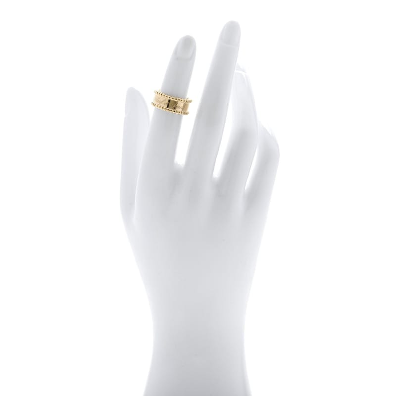 18K жовте золото Perlee Signature каблучка 46 3.75