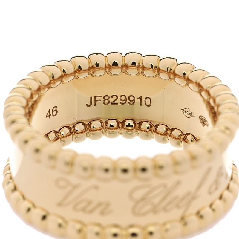 18K жовте золото Perlee Signature каблучка 46 3.75