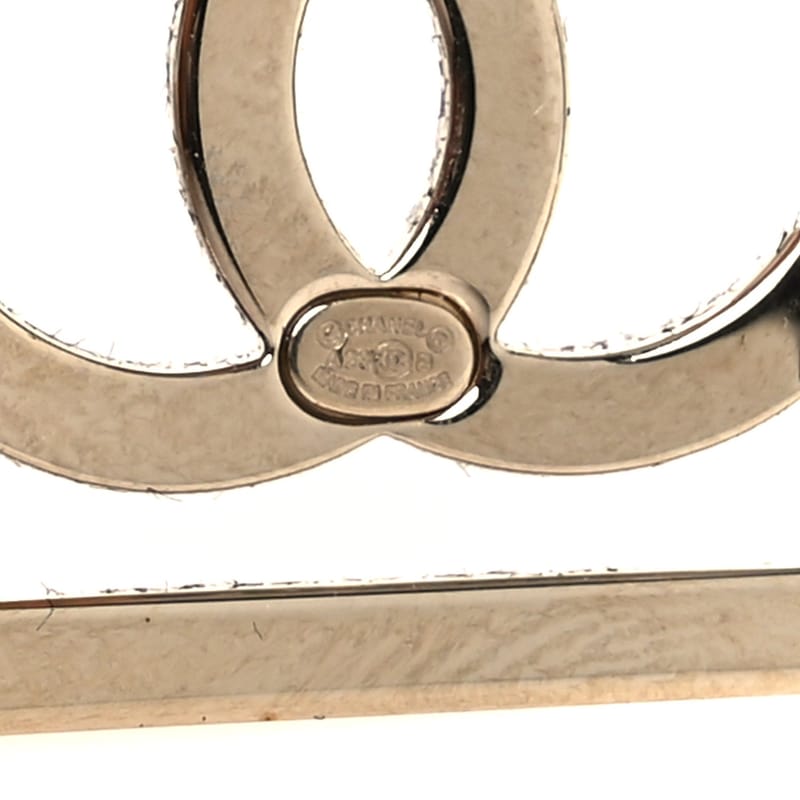 Metal Square Cutout CC Hoop сережки золото