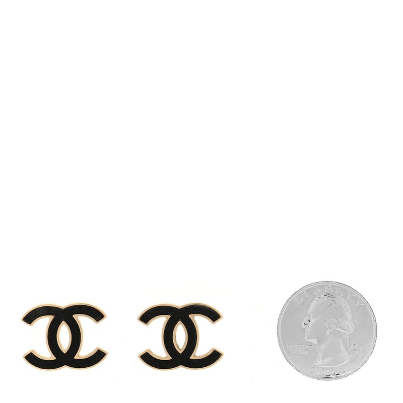 Lambskin CC сережки чорний