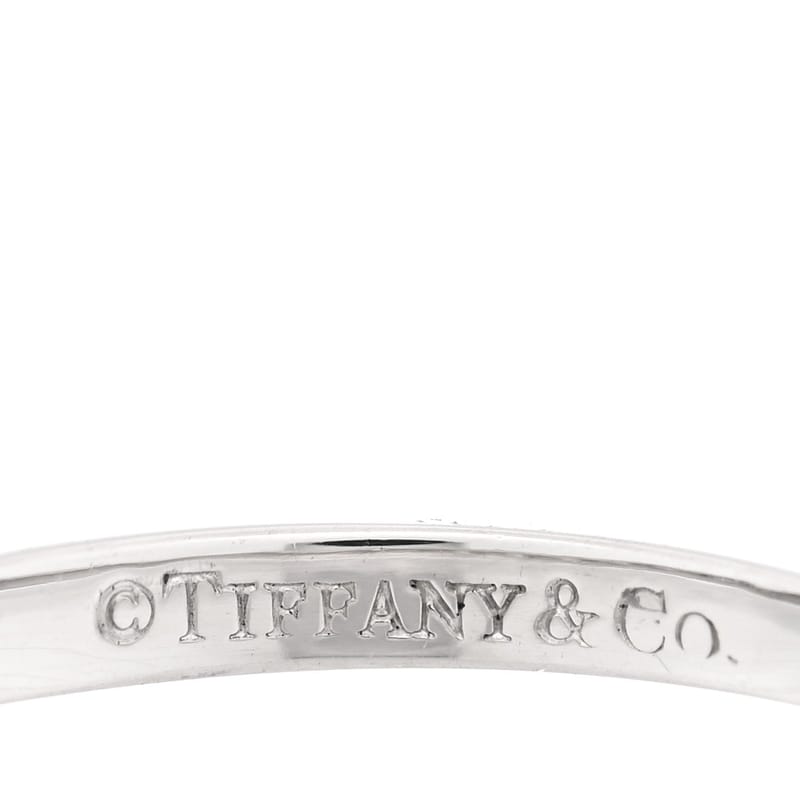 платина діамант .27ctw 2.2mm Half Circle Forever обручка каблучка 50 5.5