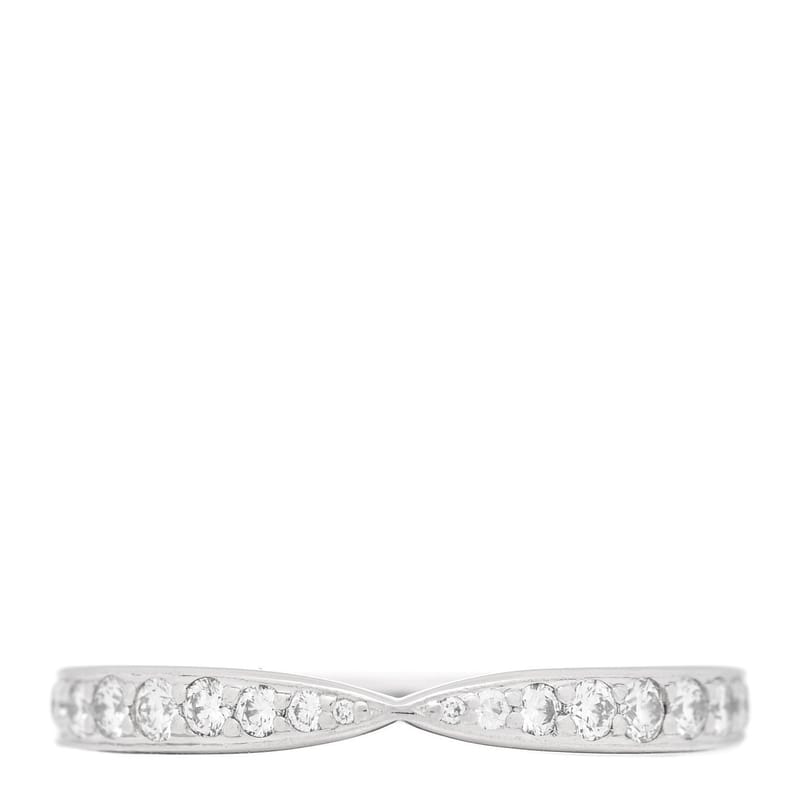 платина діамант Harmony Bead-set обручка каблучка 51 5.75