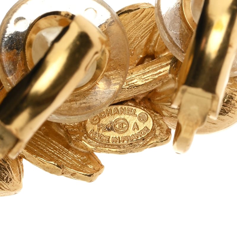 Crystal Sparkling Wheat CC Clip On сережки золото