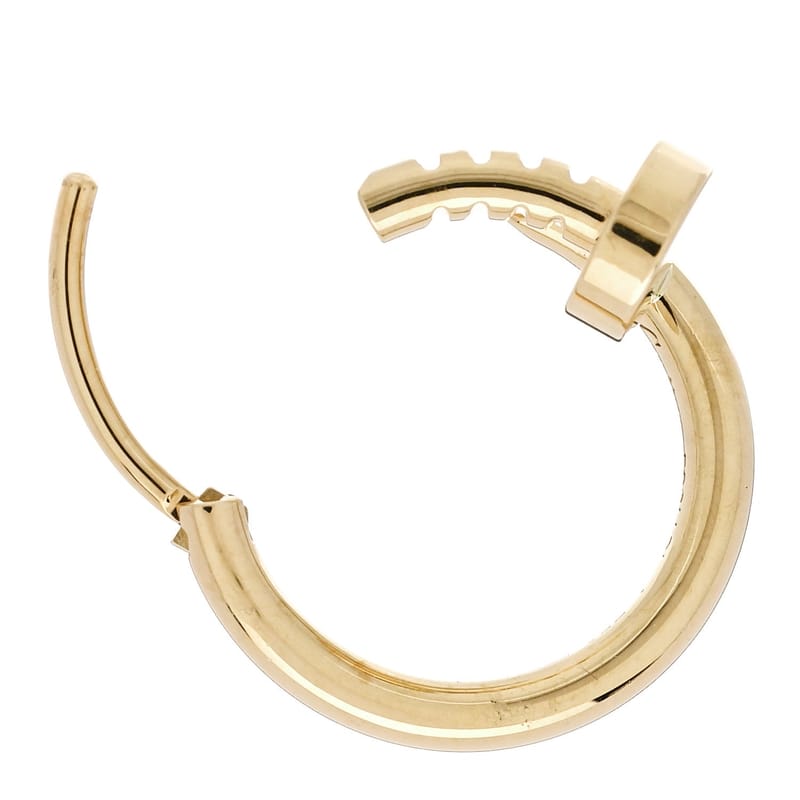 18K жовте золото Juste Un Clou Single Hoop сережки