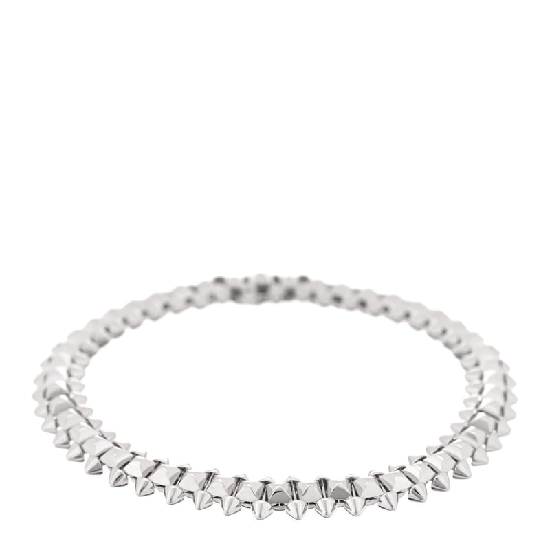18K біле золото Medium Clash De Cartier Flexible браслет 17