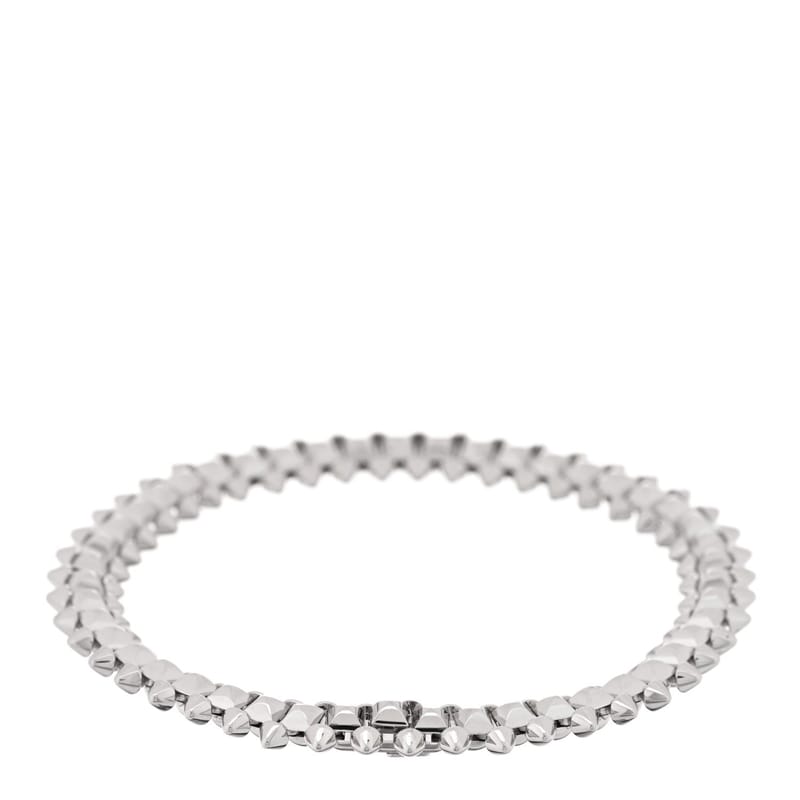 18K біле золото Medium Clash De Cartier Flexible браслет 17