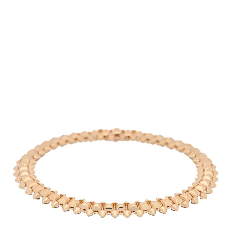 18K жовте золото Medium Clash De Cartier Flexible браслет 17