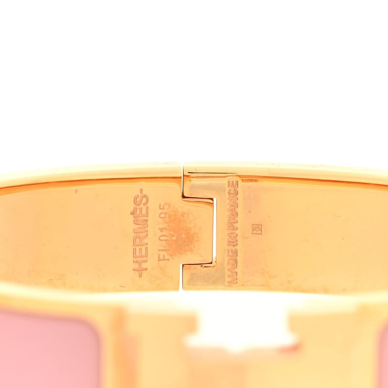 Enamel Narrow Clic Clac H браслет PM рожевий Nacarat
