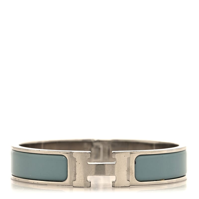 Enamel Narrow Clic Clac H браслет PM Gris Orage