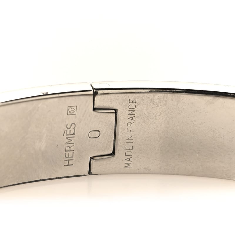 Enamel Narrow Clic Clac H браслет PM Gris Orage