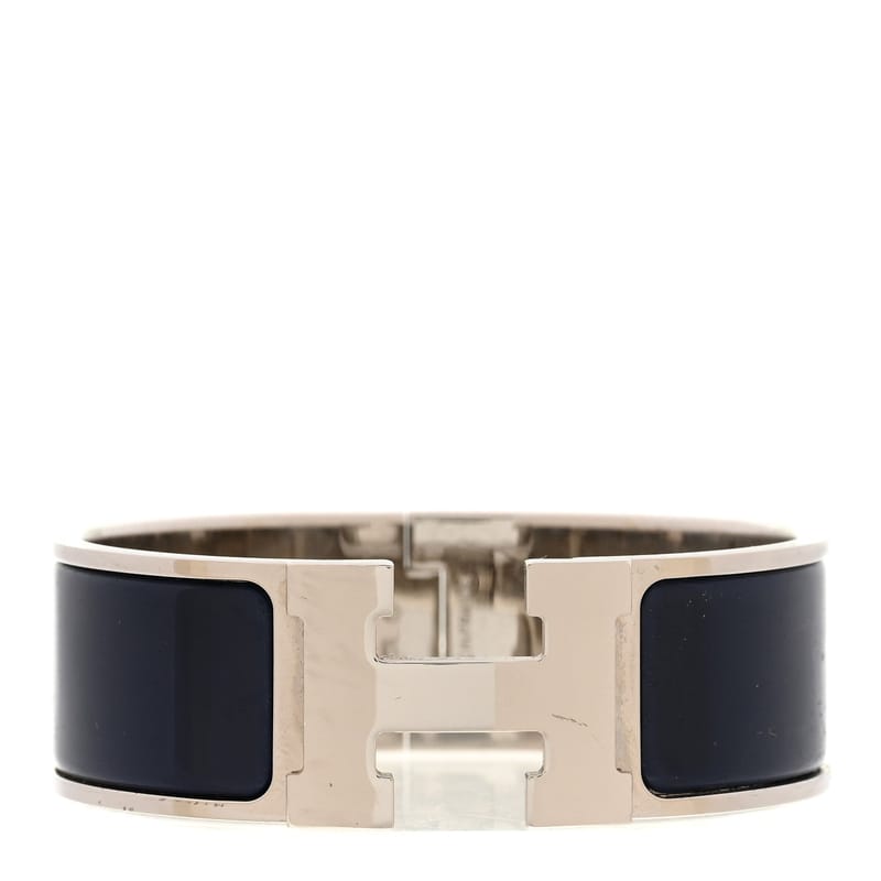 Enamel Wide Clic Clac H браслет PM Bleu Indigo