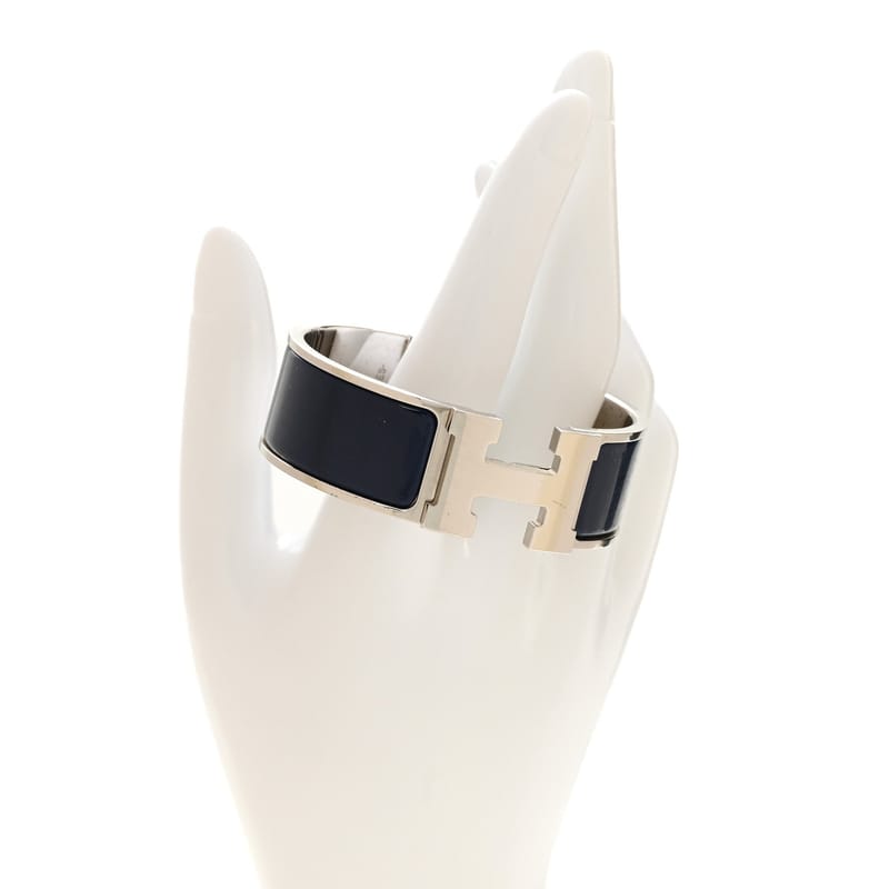 Enamel Wide Clic Clac H браслет PM Bleu Indigo