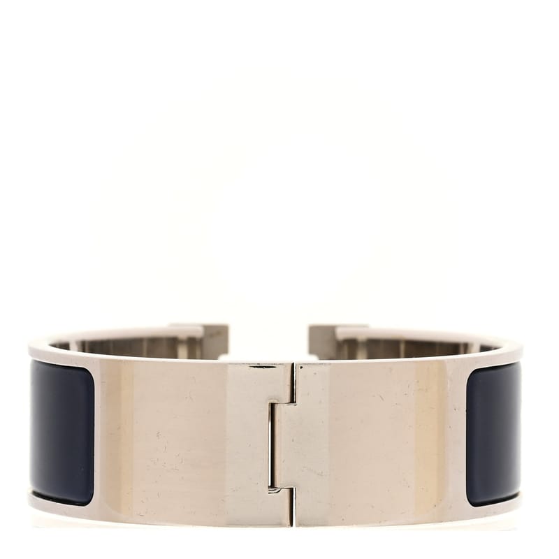 Enamel Wide Clic Clac H браслет PM Bleu Indigo