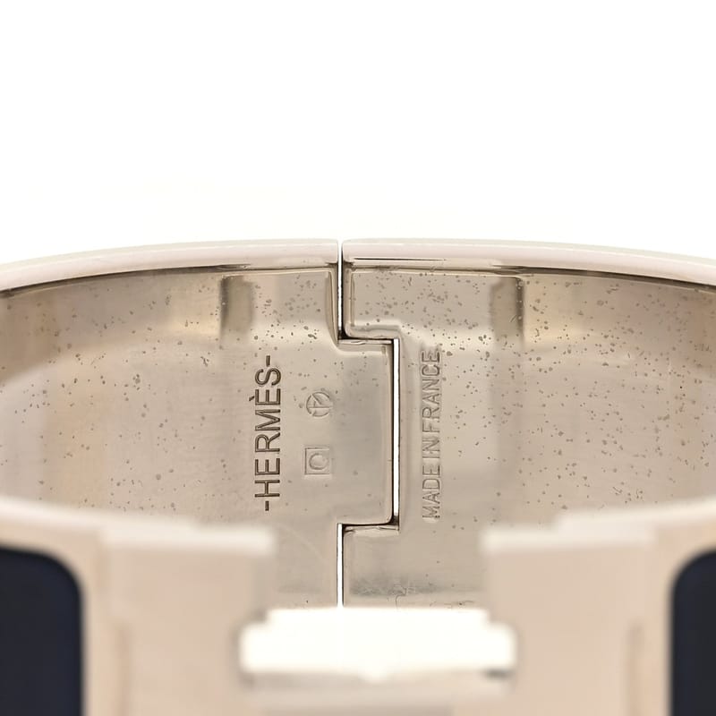 Enamel Wide Clic Clac H браслет PM Bleu Indigo