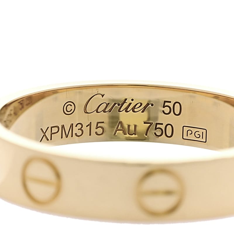 18K жовте золото 3.5mm LOVE Wedding обручка каблучка 50 5.25