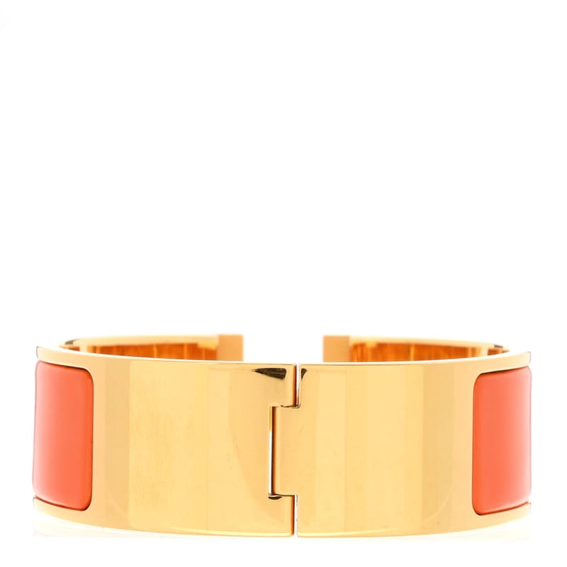 Enamel Wide Clic Clac H браслет PM Orange