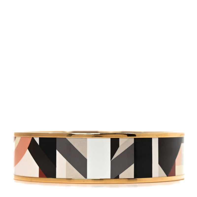 Enamel Printed Perspective Cavaliere Wide браслет 62 рожеве золото
