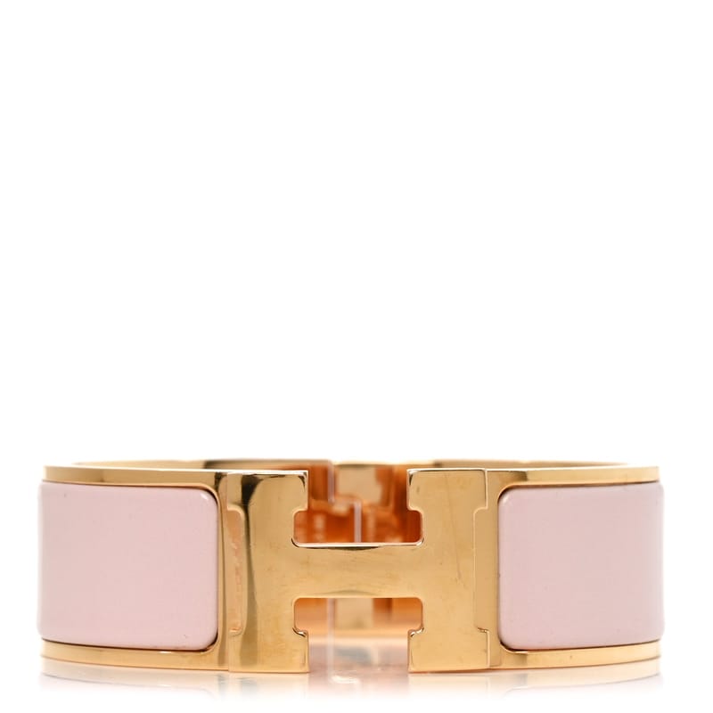 Enamel Wide Clic Clac H браслет GM рожевий Candeur